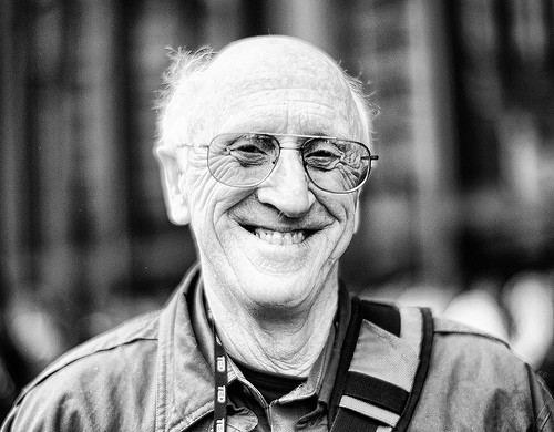 Stewart Brand氏。Whole Earth CatalogとLong Now Foundationの創設者です。