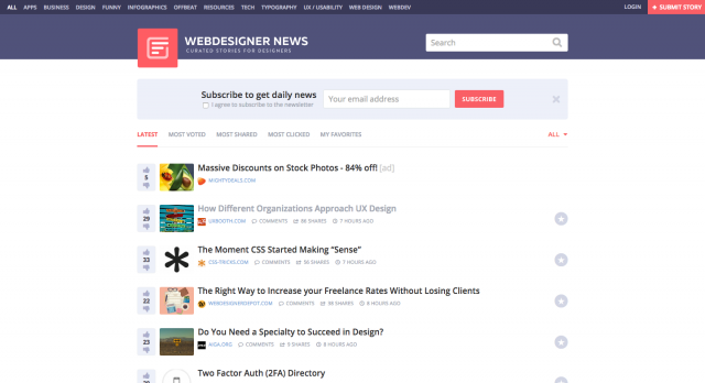 Web Designer News The best curated news for designers