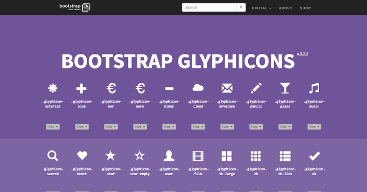 bootstrap-glyphicons