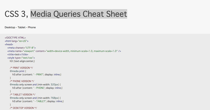 css-3-media-queries-cheat-sheet