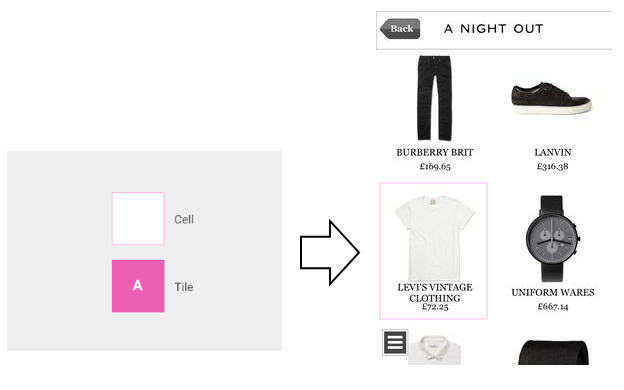 http://babich.biz/mobile-app-ux-design-grid-view-for-products/