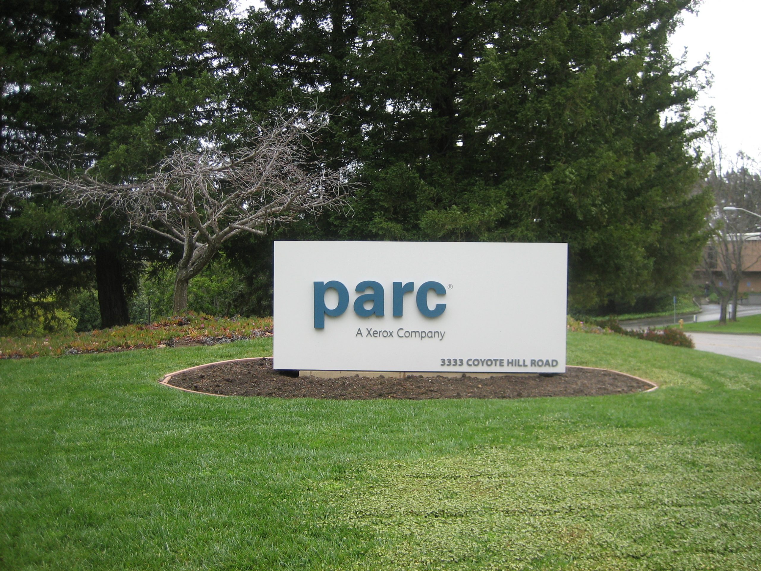 PARCの看板